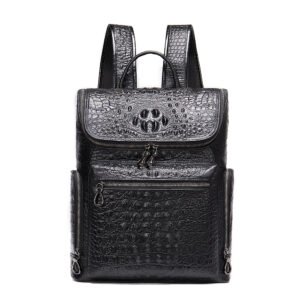 Business Men's Leather Backpacks Traveling School Bags Laptop Backpacks Genuine Leather Men Backpacks