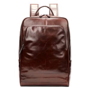 Genuine Leather Backpack Men Leather Laptop Bag Large Capacity Business Backpack Waterproof Travel Backpack  for Men